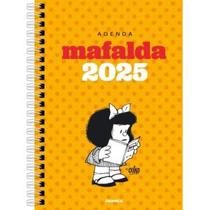 AGENDA 2025 MAFALDA ANILLADA MODULOS AMARILLA  - QUINO