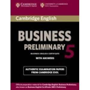CAMBRIDGE BEC PRELIMINARY 5 - STUDENT'S BOOK WITH KEY