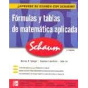 FORMULAS Y TABLAS DE MATEMATICA APLICADA 3/ED.