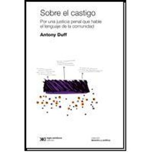 LIBRO SOBRE EL CASTIGO - ANTONY DUFF