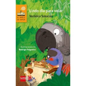 LINDO DIA PARA VOLAR - BARCO DE VAPOR ROJA