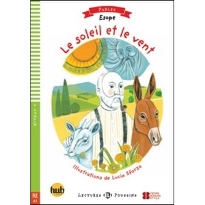LE SOLEIL ET LE VENT + MULTI-ROM - LECTURES HUB POUSSINS NIV