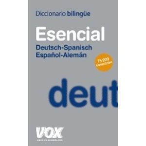 VOX DICCIONARIO BILINGUE ESENCIAL (DEUTSCH-SPANISCH - ESPAÑO