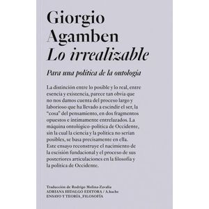 LO IRREALIZABLE - GIORGIO AGAMBEN