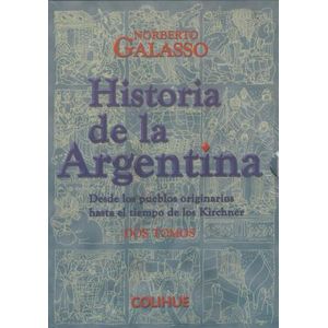 HISTORIA DE LA ARGENTINA - GALASSO - ESTUCHE 2 TOMOS