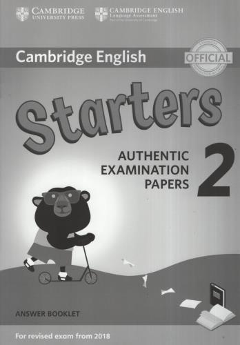 CAMBRIDGE YOUNG LEARNERS ENGLISH STARTERS 2 (REV.EXAM 2018) - SBS Librerías