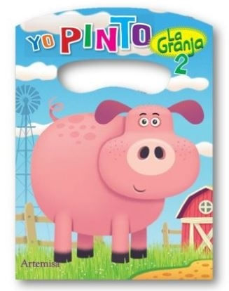 COLECCION YO PINTO LA GRANJA - CABALLOS + CERDO + VACA - 3 L - SBS ...