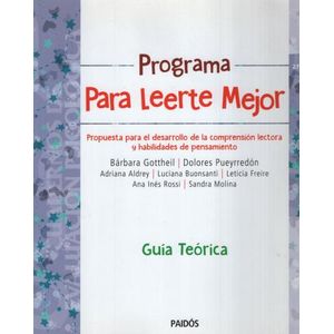 PROGRAMA PARA LEERTE MEJOR - GUIA TEORICA