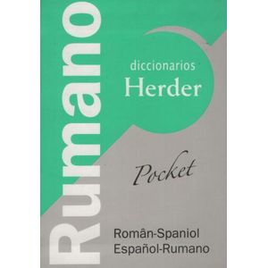 HERDER DICCIONARIO POCKET RUMANO-ESPAÑOL/ESPAÑOL-RUMANO