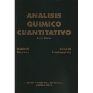 ANALISIS QUIMICO CUANTITATIVO