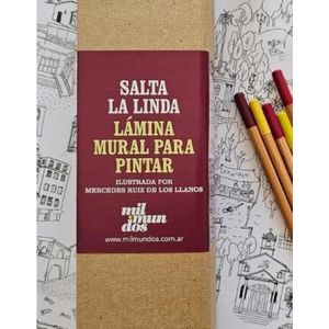 LAMINA MURALES PARA PINTAR MIL MUNDOS - SALTA LA LINDA