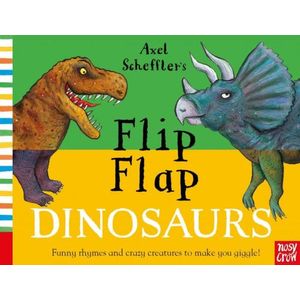 FLIP FLAP DINOSAURS - BOARD BOOK - SCHEFFLER