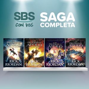 SAGA LAS PRUEBAS DE APOLO LIBRO 1 AL 4 - RICK RIORDAN