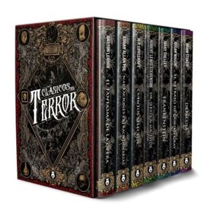 CLASICOS DEL TERROR - ESTUCHE CON 7 LIBROS LEROUX / POE / LO