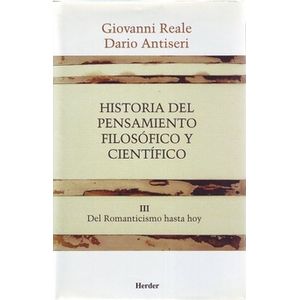 HISTORIA DEL PENSAMIENTO FILOSOFICO Y CIENTIFICO - TOMO 3 -