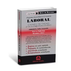 GUIA DE ESTUDIO LABORAL 2024 - JULIO ARMANDO GRISOLIA