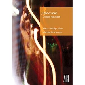 QUE ES REAL - AGAMBEN