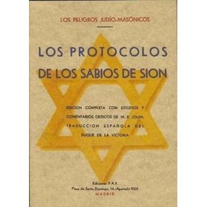 LOS PROTOCOLOS DE LOS SABIOS DE SION - ANONIMO