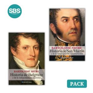 PACK HISTORIA - BELGRANO + SAN MARTIN - 2 LIBROS