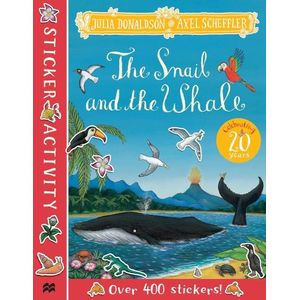 THE WHALE AND THE SNAIL STICKER BOOK - JULIA DONADSON