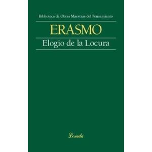 LIBRO ELOGIO DE LA LOCURA - ERASMO