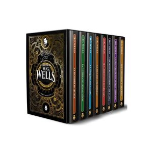 COLECCION H G WELLS OBRAS SELECTAS - ESTUCHE CON 8 LIBROS