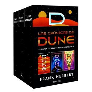 LAS CRONICAS DE DUNE - PACK TRILOGIA COMPLETA (3 LIBROS) - H