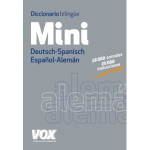 DICCIONARIO VOX MINI BILINGUE DEUTSCH - SPANISCH / ESPAÑOL -