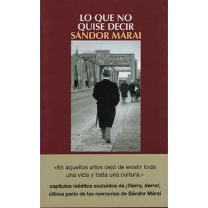 LO QUE NO QUISE DECIR