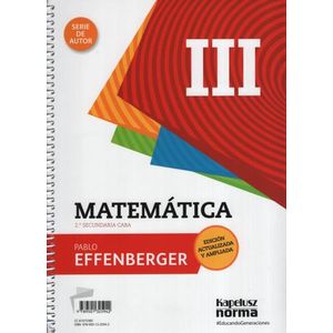 MATEMATICA III (ED.REVISADA Y AMPLIADA) CONTEXTOS DIGITALES