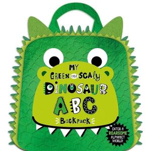 MY GREEN AND SCALY DINOSAUR ABC BACKPACK
