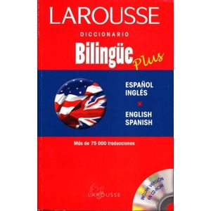LAROUSSE DICCIONARIO BILINGUE PLUS + CD ESPAÑOL INGLES - ENG
