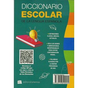ARTEMISA DICCIONARIO ESCOLAR DE LA LENGUA ESPAÑOLA