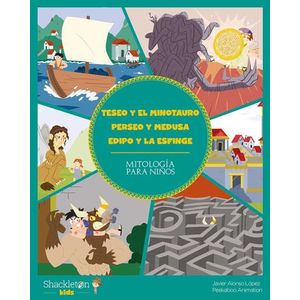 TESEO Y EL MINOTAURO. PERSEO Y MEDUSA -  EDIPO Y LA ESFINGE