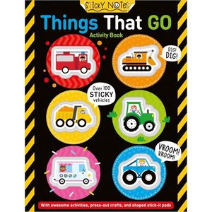 STICKY NOTES THINGS THAT GO ACTIVITY BOOK