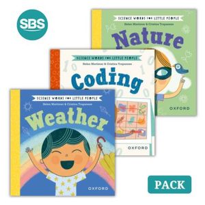 PACK SCIENCE WORDS FOR LITTLE PEOPLE - 3 LIBROS