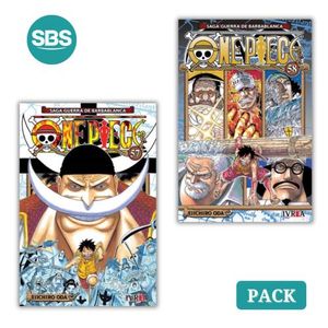 PACK ONE PIECE GUERRA DE BARBABLANCA -VOL 57 Y 58- 2 LIBROS