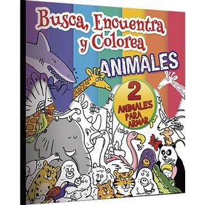ANIMALES - BUSCA, ENCUENTRA Y COLOREA-  2 ANIMALES PARA ARMA
