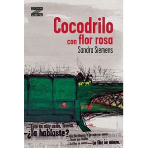 COCODRILO CON FLOR ROSA - ZONA LIBRE