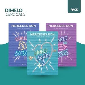 SAGA DIMELO - M. RON - 3 LIBROS - BAJITO EN SECRETO BESOS