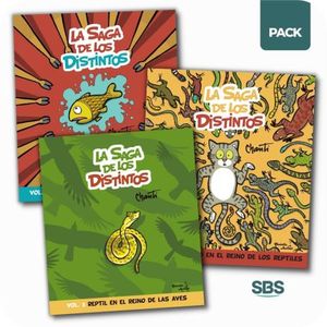 SAGA DE LOS DISTINTOS - 3 LIBROS - CHANTI