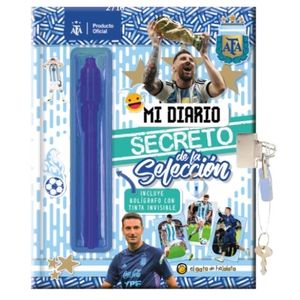 MI DIARIO SECRETO DE LA SELECCION AFA + BOLIGRAFO TINTA INVI