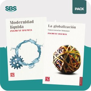 MODERNIDAD LIQUIDA + GLOBALIZACION - 2 LIBROS - BAUMAN