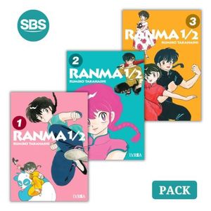 PACK RANMA 1/2 - VOL 1 AL 3 - 3 LIBROS