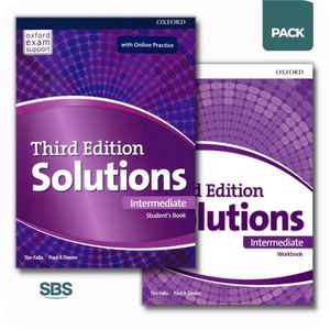 SOLUTIONS 3/ED INTERMEDIATE - STUDENT'S BOOK + WORKBOOK PACK