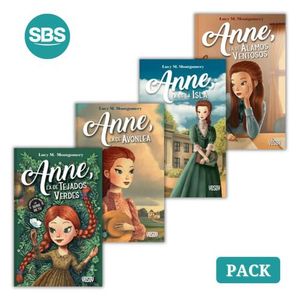 PACK ANNE, LA DE TEJADOS VERDES - LIBRO 1 AL 4 - 4 LIBROS