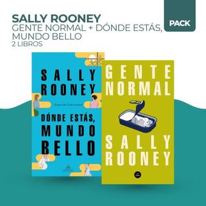 GENTE NORMAL + DONDE ESTAS, MUNDO BELLO - 2 LIBROS - ROONEY