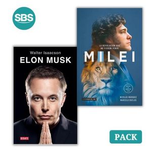 PACK ELON MUSK + MILEI - 2 LIBROS