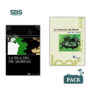 LA INVENCION DE MOREL + LA ISLA DEL DR. MOREAU - 2 LIBROS
