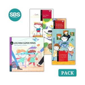 PACK SUPER MINIS 1, 2 Y 3 + MINI SUPER MINIS - 4 LIBROS